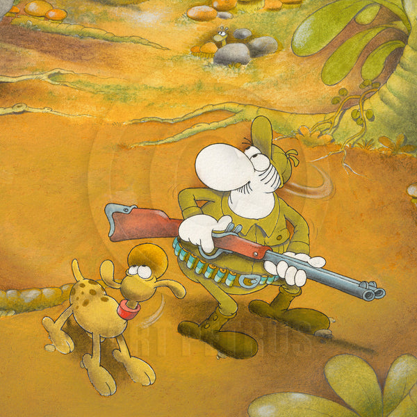 THE ARMED RABBIT - MORDILLO ART